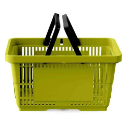 Panier libre service 22 L avec 1 ou 2 anses