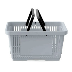Panier magasin 22 L avec une ou deux anses