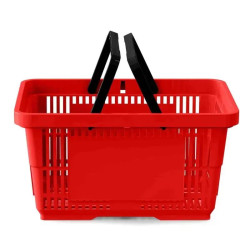 Panier magasin 28 L avec une ou deux anses