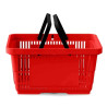 Panier magasin 28 L avec une ou deux anses