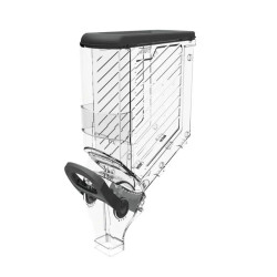 Distributeur de vrac avec poignée de contrôle de quantité