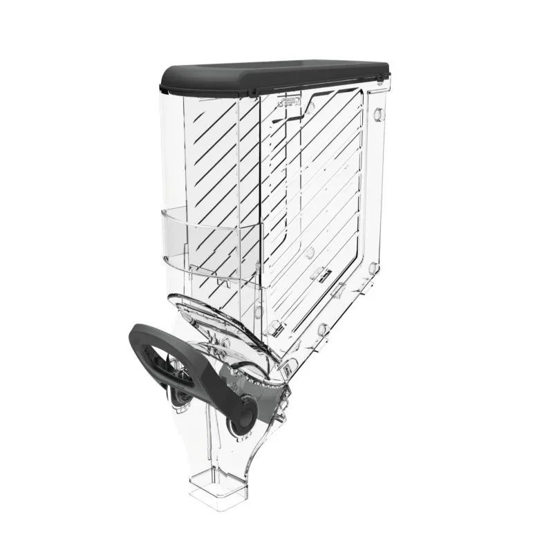 Distributeur de vrac avec poignée de contrôle de quantité