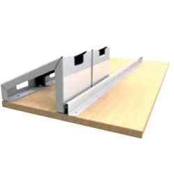 Sabot de fixation en métal pour ditributeur en vrac à poignée