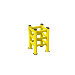 Protection haute renforcée pour poteau et pilier de 30 à 50 cm en PVC