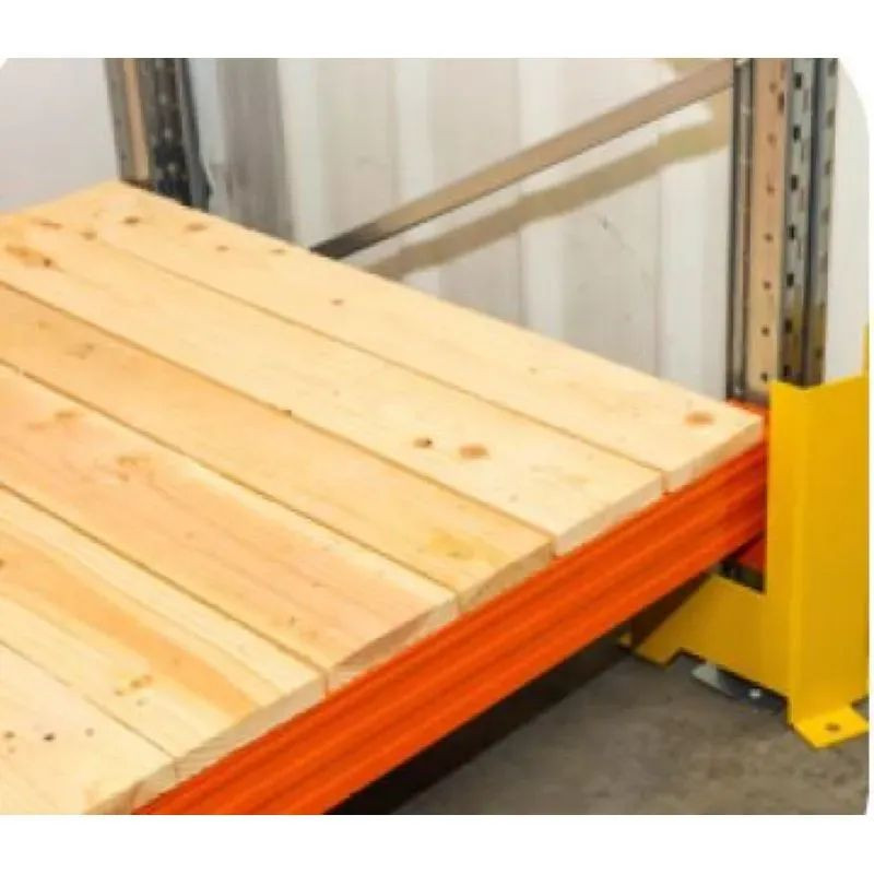 Plancher en bois pour rayonnage