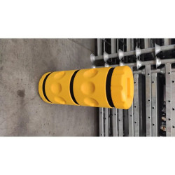 Protection en PVC double coque ronde pour poteau