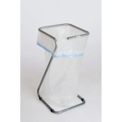 Lot de 200 sacs poubelle non perforés 110L 25MU avec lien de serrage