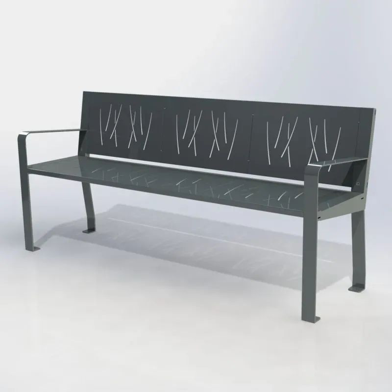 Divan de ville en acier - Cahors