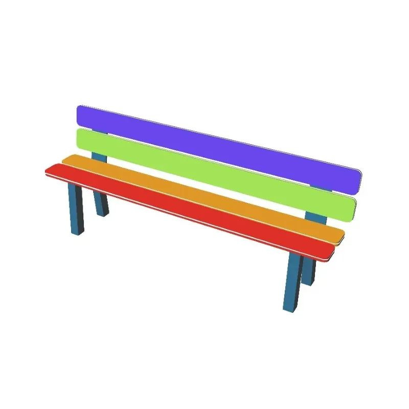 Banc Arc en ciel pour maternelle et primaire
