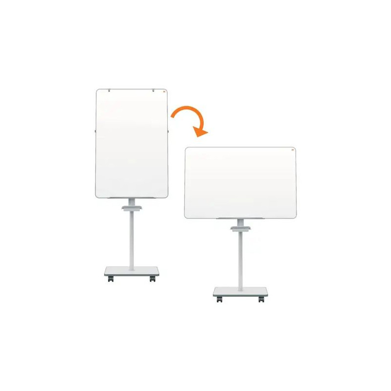 Chevalet mobile blanc magnétique