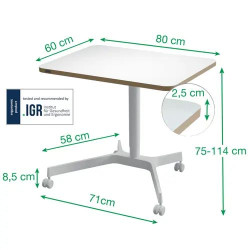 Bureau ergonomique assis-debout