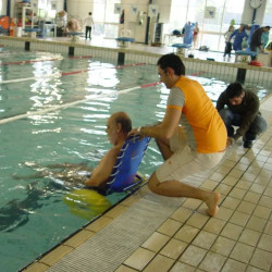 Fauteuil de mise à l'eau PMR