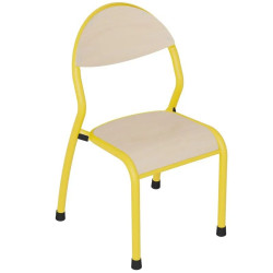 Chaise d'école Rond'o pieds antibruit - enfants de 3 à 12 ans et plus