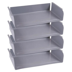 Lot de 4 casiers pour bureau écolier Gange