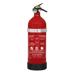Extincteur poudre 2 kg classe de feu ABC