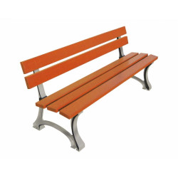 Banc bois et acier Mora