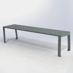 Banquette de ville en acier - Cahors