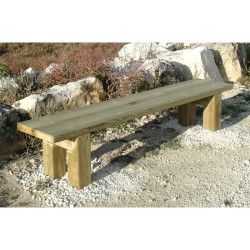 Banquette en bois Campagnard