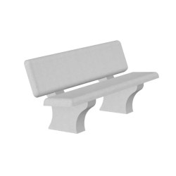 Banc urbain en béton - Détente