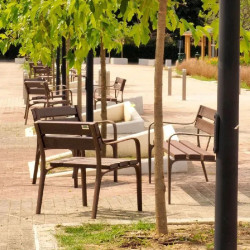 Chaise Citizen en plastique recyclé et recyclable