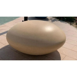 Banc en béton forme galet - Confeti