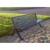 Banc urbain en acier - Bordeaux