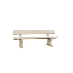 Banc public avec dossier - Tremble