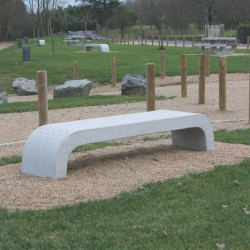 Banquette en béton préfabriqué - Arcachon