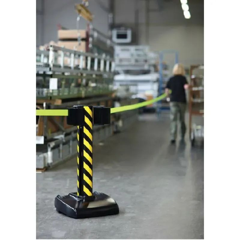 Poteau guidage 2 sangles rétractables 22 m - BELTRAC STORETRAC DOUBLE