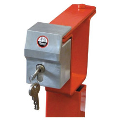 Serrure sur support de lisse fixe pour barrière Croso WES 105