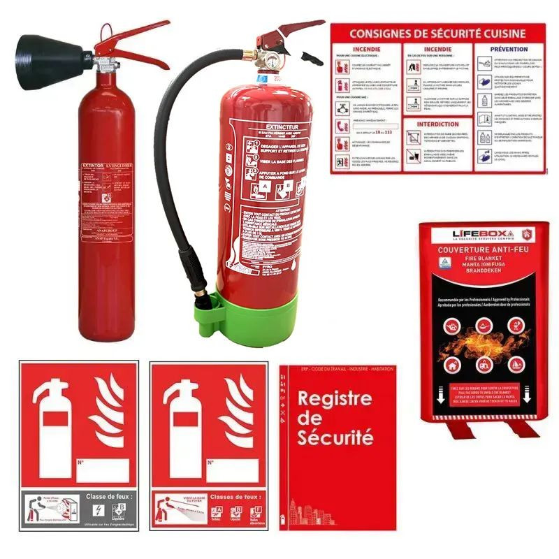 Pack sécurité incendie restaurant