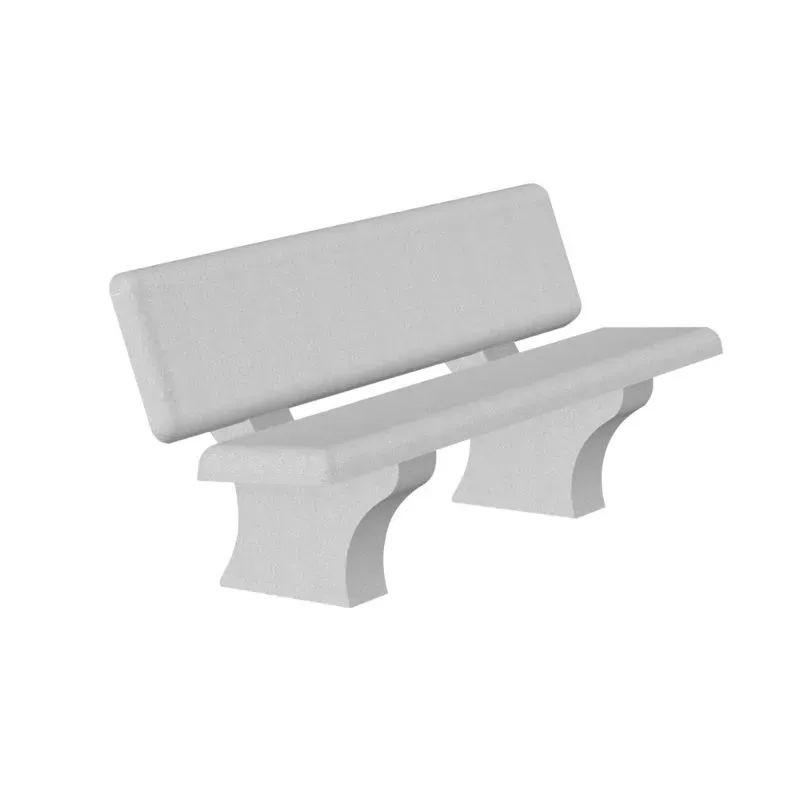 Banc urbain en béton - Détente