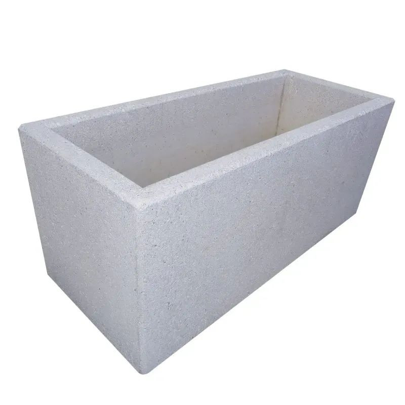 Jardiniere rectangulaire béton - Canéjan