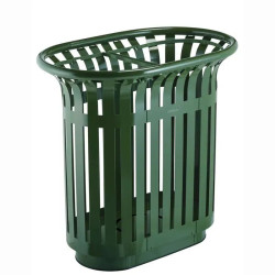 Poubelle de tri sélectif 2 flux d'extérieur - Rossignol Tulipe