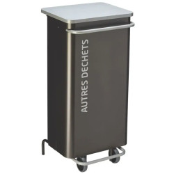 Poubelle de tri sélectif mobile d'intérieur - Nomade