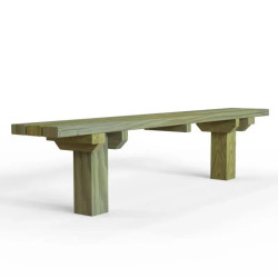 Banc bois Beausoleil en pin autoclave classe 4 L.200 cm