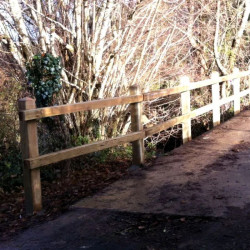 Clôture haute en bois Touraine