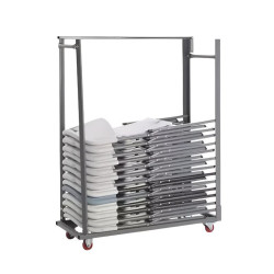 Chariot de transport pour chaises pliantes PEHD