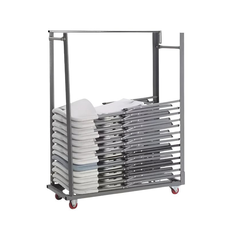 Chariot de transport pour chaises pliantes PEHD
