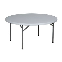 Table ronde pliante professionnelle Cestas diamètre 152 cm