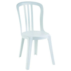 Chaise bistrot empilable plastique Miami