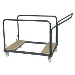 Chariot roulant pour tables rondes ø 120 à 180 cm