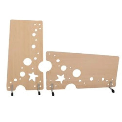 Cloison amovible Claustra en MDF stratifié - petite enfance