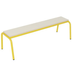 Banc en MDF mélaminé Moly avec ou sans dossier pour enfants