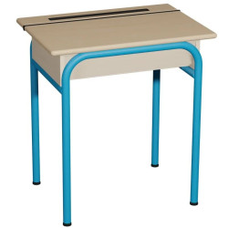 Bureau écolier Lutrins en bois avec casier intégré