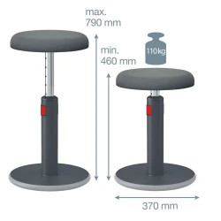 Tabouret assis-debout confortable