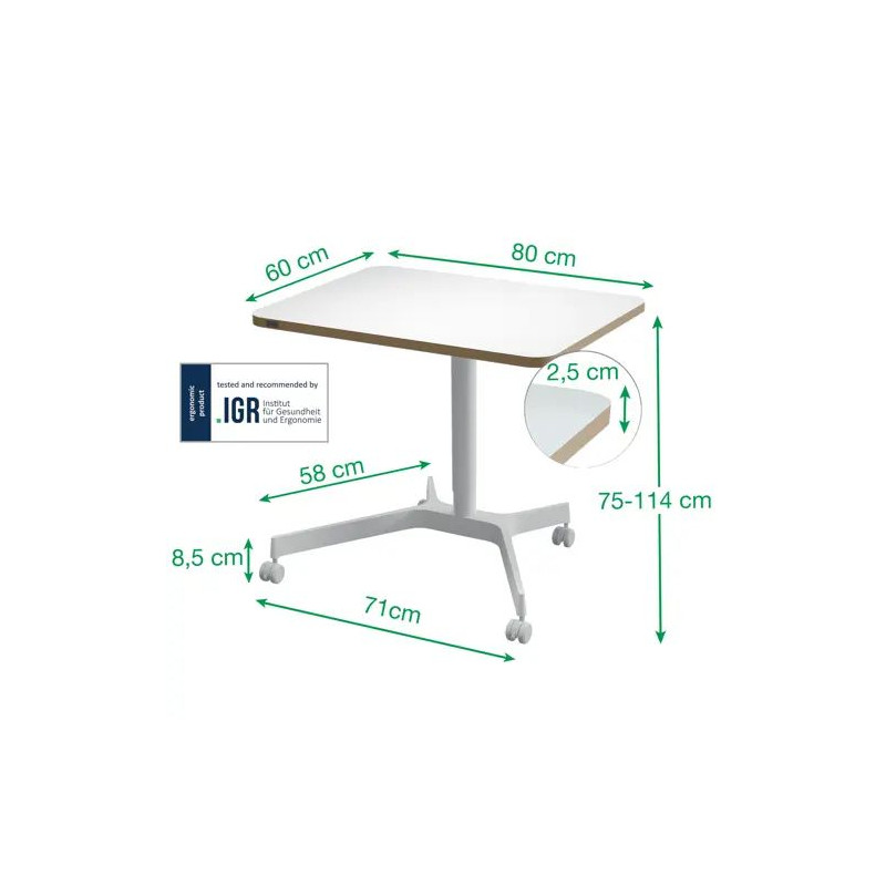 Bureau ergonomique assis-debout
