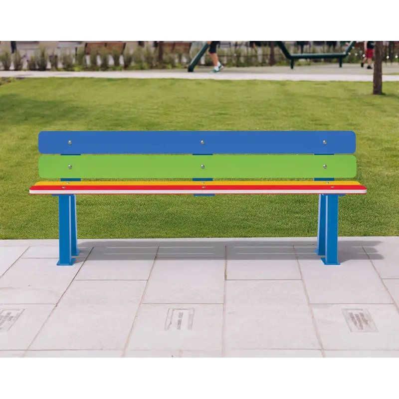 Banc Arc en ciel pour maternelle et primaire