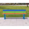 Banc Arc en ciel pour maternelle et primaire