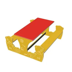 Table pique Ourson pour petite enfance